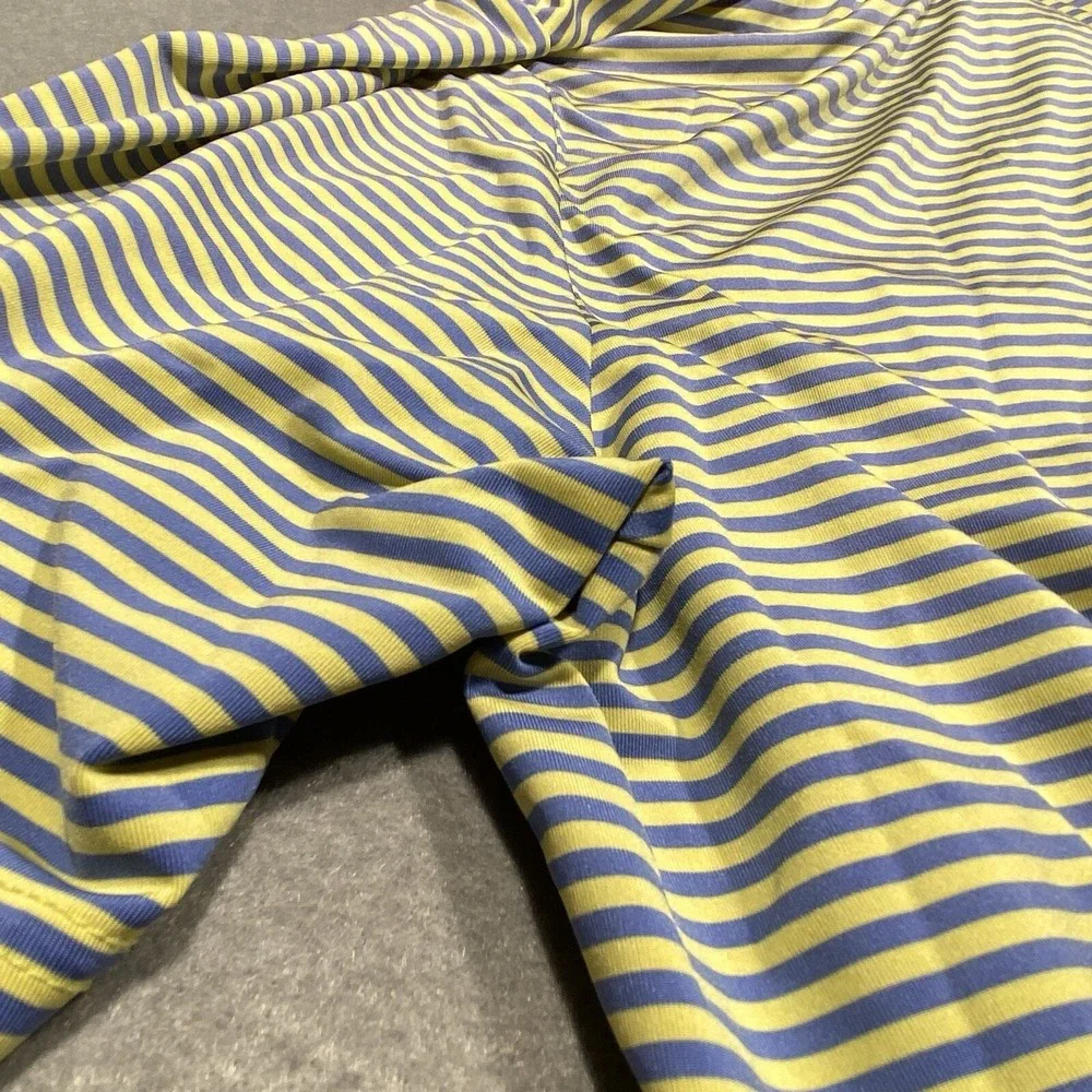 RLX Ralph Lauren Polo Shirt Mens Xl Striped Short Sleeve Performance Golf‎